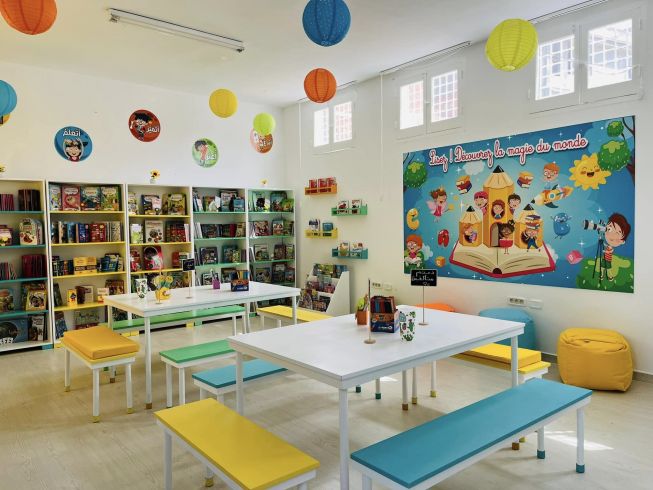 Aménagement d’un espace de lecture